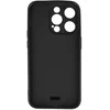 Dėklas Topt Galinis dangtelis Matinis skirtas Apple iPhone 15 Pro Max juodos spalvos