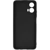 Dėklas Topt Galinis dangtelis Matinis skirtas Motorola Moto G34 5G juodos spalvos