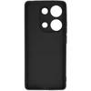 Dėklas Topt Galinis dangtelis Matinis skirtas Xiaomi Redmi Note 13 Pro 4G juodos spalvos