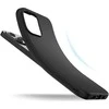 Topt Back dėklas Matinis skirtas Samsung Galaxy A25 5G juodos spalvos