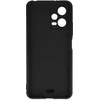 Dėklas Topt Galinis dangtelis Matinis skirtas Xiaomi Redmi Note 12 5G/Poco X5 juodos spalvos