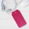Dėklas Fusion Accessories Topt HIT maišelis telefonui (Dydis XL) Apple iPhone 14/14 Pro/Apple iPhone 15/15 Pro/Samsung S23/S23 Plus/S24/S24 Plus/A15/A54 5G design 2 rožinės spalvos