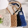 Dėklas Topt Knitted krepšys skirtas telefonui design 1 mėlynos spalvos