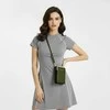 Dėklas Fusion Accessories Topt Knitted krepšys telefonui GCW01 žalios spalvos