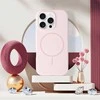 Dėklas Topt Magsafe Slim Silicone skirtas Apple iPhone 16e rožinės spalvos