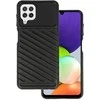 Dėklas Topt Thunder dėkals skirtas Samsung Galaxy A42 5G juodos spalvos