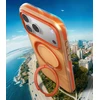 Dėklas „Torras Ostand O3 Hue“, auksinės citrusinės spalvos – „Apple iPhone 17 Pro Max“
