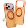 Dėklas „Torras Ostand O3 Hue“, auksinės citrusinės spalvos – „Apple iPhone 17 Pro“