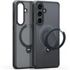 Dėklas Torras Ostand Q3 Spin, obsidian juodas – Samsung Galaxy S26