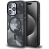 Tumi TUHMP15XTCAMK Apple iPhone 15 Pro Max 6.7″ juodos spalvos kietas dėklas with Frosted Camo Print and MagSafe