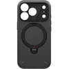 Dėklas UNIQ Elix, skirtas iPhone 18 Pro / 17 Pro, su 360° besisukančiu stovu, pilkas