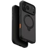 Dėklas UNIQ Elix, skirtas iPhone 18 Pro Max / 17 Pro Max, su 360° besisukančiu stovu, pilkas