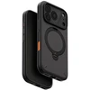 Dėklas UNIQ Elix, skirtas iPhone 18 Pro / 17 Pro, su 360° besisukančiu stovu, pilkas
