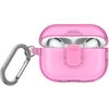 Dėklas UNIQ Glase Pro skirtas AirPods Pro 2 Lock Dėklas rožinės spalvos