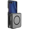 Dėklas UNIQ Veren AF, skirtas Samsung Galaxy Flip8, Magclick įkrovimas, juodos spalvos
