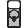 Dėklas Urban Armor Gear UAG Plasma XTE galinis dangtelis MagSafe, skirtas iPhone 18 Pro / 17 Pro – juodas / oranžinis