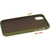 Dėklas Vennus Color Button Bumper skirtas Samsung Galaxy S21 Plus Olive