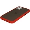 Dėklas Vennus Color Button Bumper skirtas Samsung Galaxy S21 Ultra Raudona