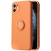 Dėklas Vennus Silicone Ring skirtas Apple iPhone 13 Pro oranžinės spalvos
