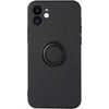 Dėklas Vennus silikoninis Ring skirtas Apple iPhone 14 Plus juodos spalvos