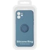 Dėklas Vennus silikoninis Ring skirtas Apple iPhone 14 Pro Max mėlynos spalvos