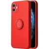 Dėklas Vennus Silicone Ring skirtas Apple iPhone 14 Pro Max raudonos spalvos