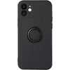 Dėklas Vennus silikoninis Ring skirtas Apple iPhone 13 Pro juodos spalvos
