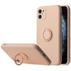 Dėklas Vennus silikoninis Ring skirtas Xiaomi Redmi Note 11 5G/Note 11S 5G/Poco M4 Pro 5G Light rožinės spalvos