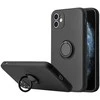 Dėklas Vennus silikoninis Ring skirtas Xiaomi Redmi 9 juodos spalvos