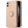 Dėklas Vennus silikoninis Ring skirtas Xiaomi Redmi Note 11 5G/Note 11S 5G/Poco M4 Pro 5G Light rožinės spalvos