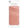 Dėklas WONDER Deko maišelis telefonui (Dydis XXL) Samsung S23 Ultra/S22 Ultra/M33/M23/A14 5G/Xiaomi Redmi 12C persikų spalvos