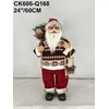 Dell Dekoracija, "Kalėdų senelis" Christmas Touch, 60 cm, raudona