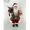 Dell Dekoracija, "Kalėdų senelis" Christmas Touch, 30 cm, raudona