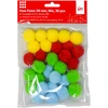 Dekoracija Pom-Pom College 20mm 30vnt