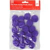 Dekoracija Pom-Pom College, 25 mm., 20 vnt., violetinės spalvos