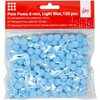 Dekoracija Pom-Pom College, 8 mm., 120 vnt., šviesiai mėlynos spalvos