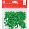 Dekoracija Pom-Pom College, 8 mm., 120 vnt., žalios spalvos