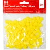 Dekoracija Pom-Pom College, 8 mm., 120 vnt., geltonos spalvos
