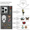 Przyrožinės spalvosi Pinit Tattoo Pin do Pinit DėklasWzór 2