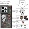 Przyrožinės spalvosi Pinit Tattoo Pin do Pinit DėklasWzór 3