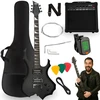 Carruzzo V-TONE EGS 39 MBK gitara elektrinė 4/4 juoda ma