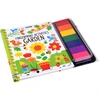 KNYGA Jokomisiada Creative finger painting book GARDEN 64 pages 7 colors AP0049