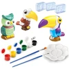 Jokomisiada Creative DIY Set – Mould and Paint Colorful Jungle Birds ZA5756