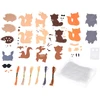 Jokomisiada DIY creative kit forest animals felt set ZA5274