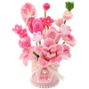 Jokomisiada DIY Creative Kit Create Fabric FLOWERS in a Handmade Vase ZA5866