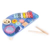 Instrumentų stalas muzikos stalas cimbolai cimbolai mušamieji cimbolai trintuvė jūrų tema ECOTOYS