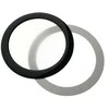 DEMCiflex dust filter 92mm, round – juodos it baltos spalvos
