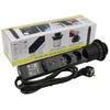 Design Light Ilgiklis montuojamas balde LIFT BOX, 3x Schuko, 1x USB A, 1x USB C, su 1.5m ilgio laidu, juodas