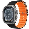 Devia dirželis Deluxe Sport6, skirtas Watch 38mm/ 40mm/ 41mm/ 42mm, juodas/oranžinis