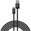 Devia laidas Gracious EC650 USB – USB-C 1,0 m 2,4A juodas